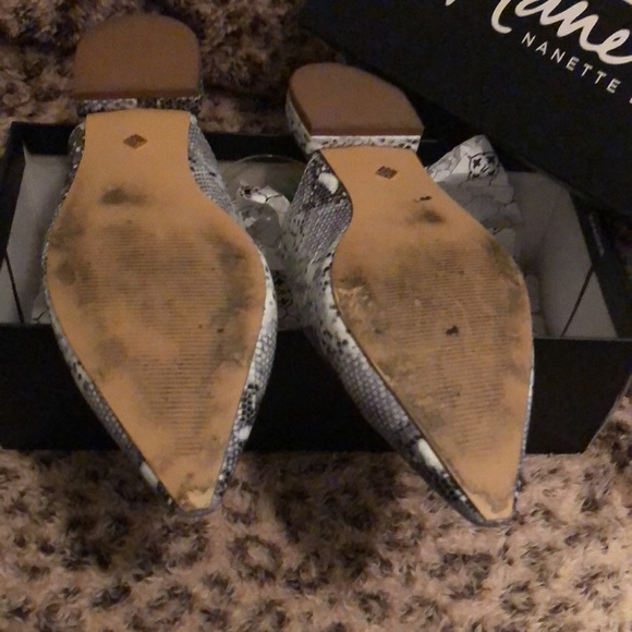 Grey Multi shoe (snakeskin look) - Picture 4 of 5